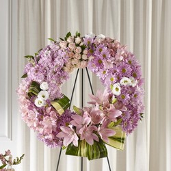 The Gift of Warmth Wreath from Visser's Florist and Greenhouses in Anaheim, CA